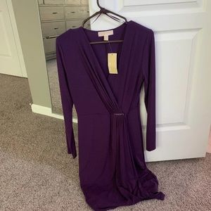 Michael Kors faux wrap dress